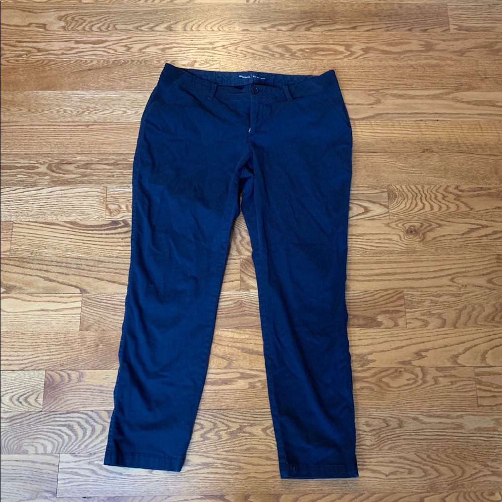 Gap Maternity navy blue side panel pants